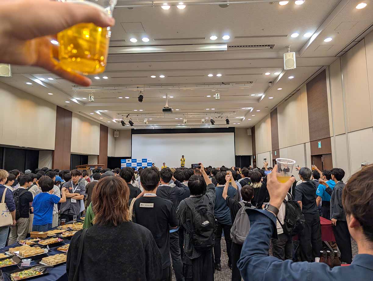 懇親会