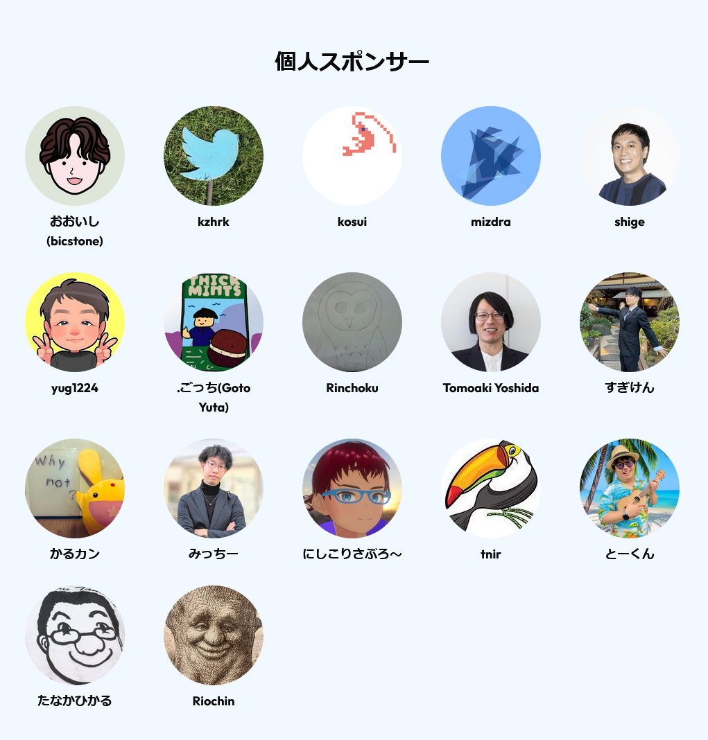 個人スポンサー